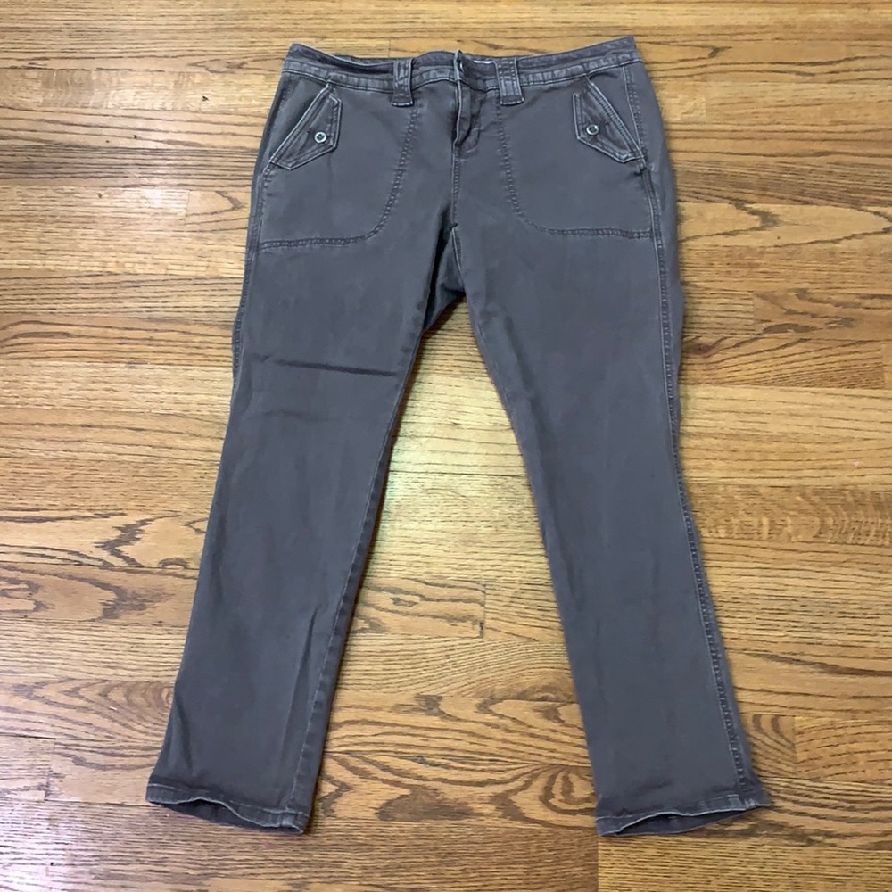 Torrid Gray Distressed Chino Pant sz: 12